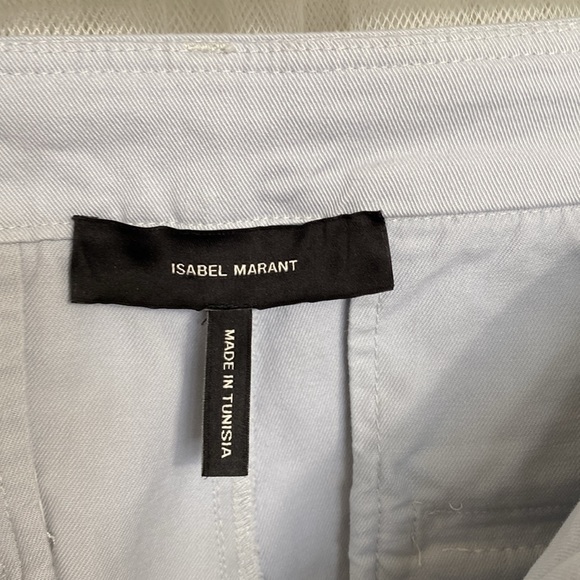 REDUED!!!Isabel Marant wide leg, bell bottom denim jeans! Col. Ice blue Size 6 - Picture 4 of 17